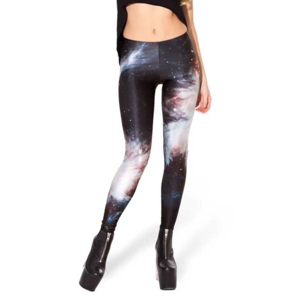 BlackMilk Galaxy Black Leggings